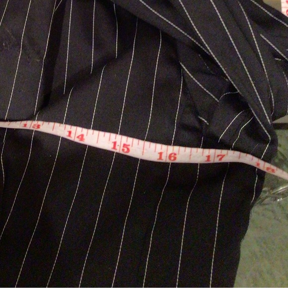 NWT black and white striped collared jacket - Picture 4 of 5